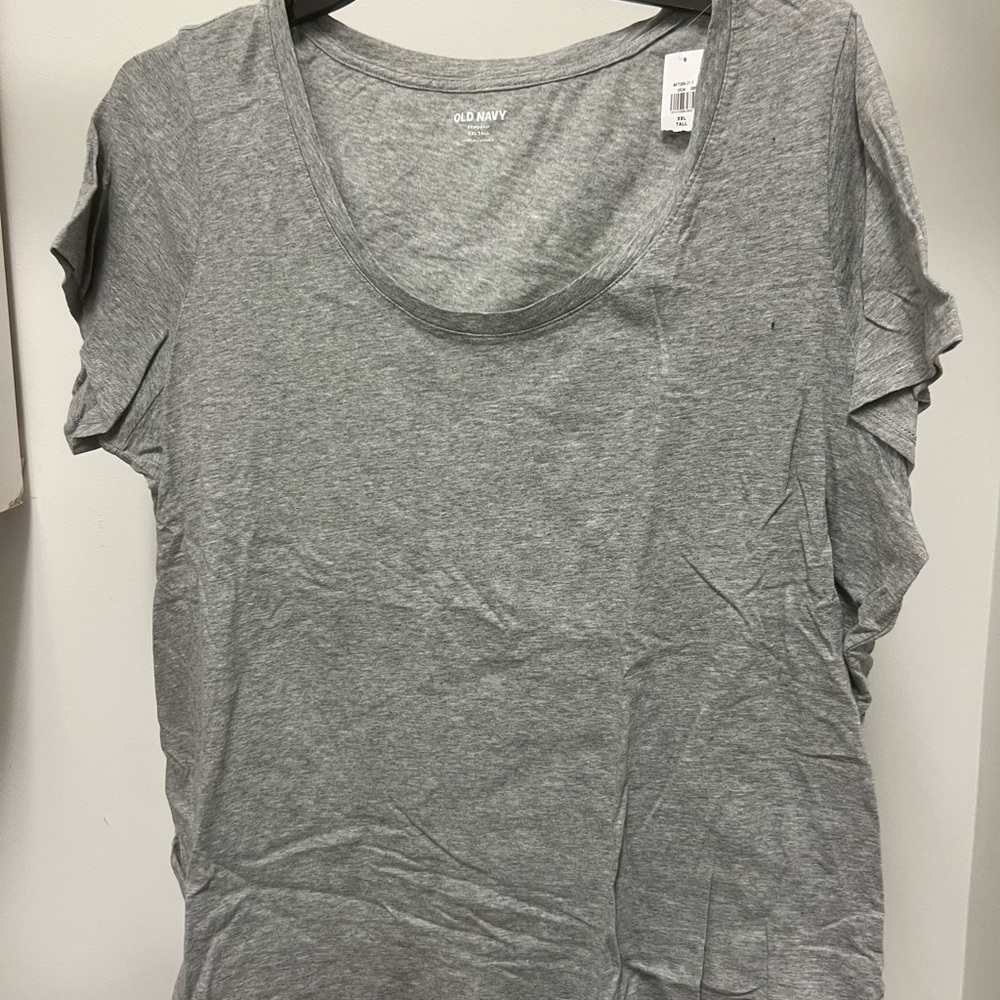 Old Navy Gray Relaxed Short Sleeve T-Shirt
